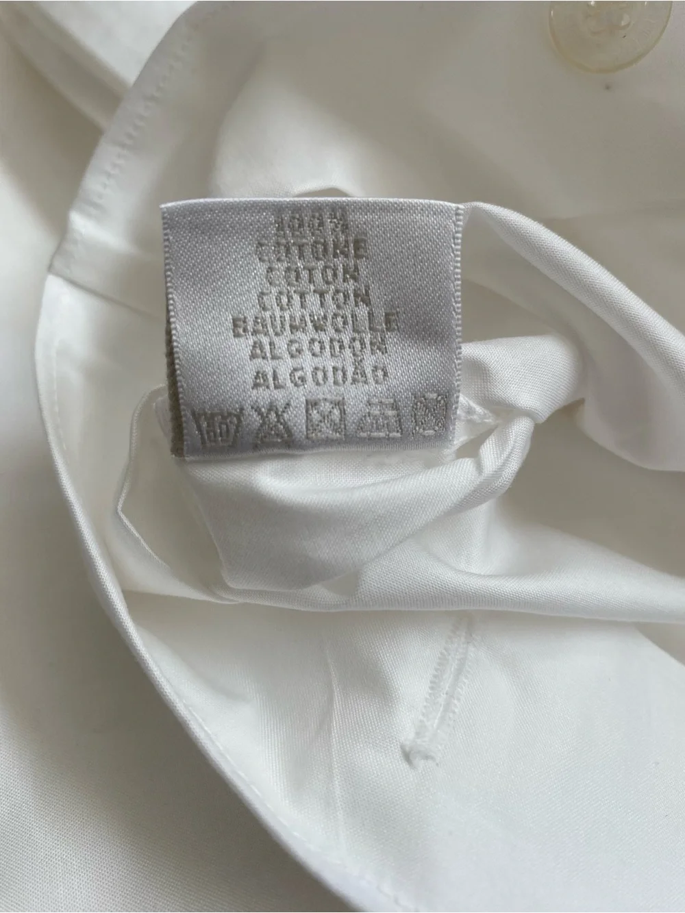 FRETTE HOTEL BIANCO C/BOURDON QUEEN DUVET COVER WHITE/GOLD 91x91